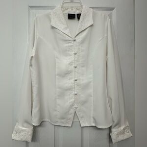 White Blouse by Laura Scott SZ 12